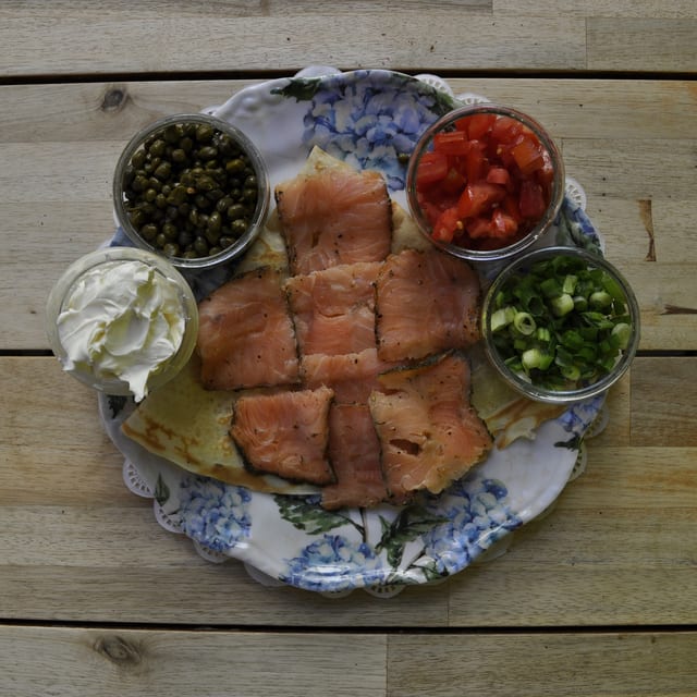 The Smoked Salmon Crepe.