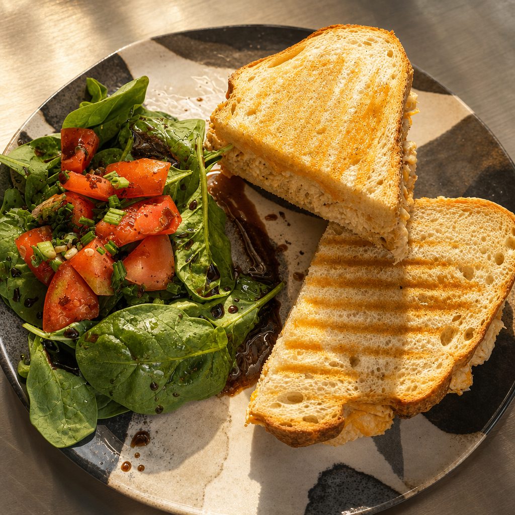 Tuna Melt Sandwich.