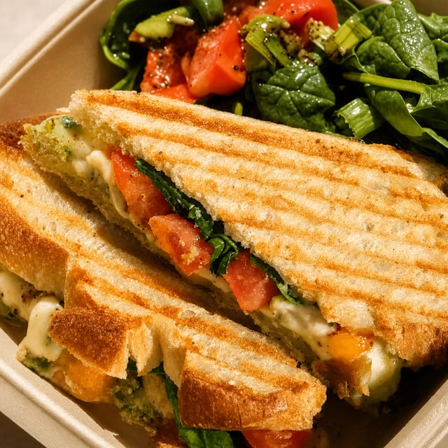 Fresh Mozzarella Sandwich.