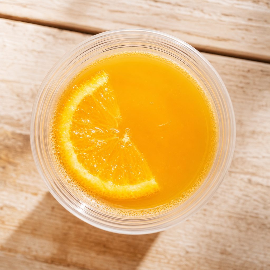 Fresh Pressed Orange Juice.