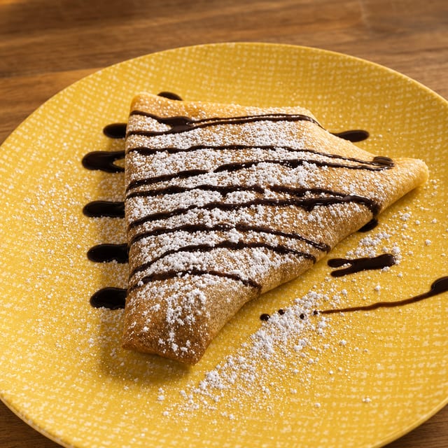 Nutella, Banana and Coconut Crepes.